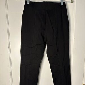 NWT Quince| Black Ponte pants | Small Petite| Side zipper